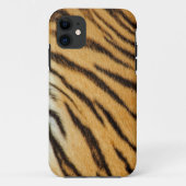 Real Tiger Fur Stripes iPhone 5 Hoesje (Achterkant)