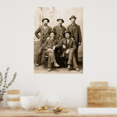 REAL TOUGH MANNEN VAN HET OUDE WEST POSTER (Keuken)