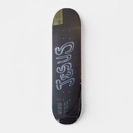 Real Traffiti Jesus Schaats Board Skateboard (Voorkant)