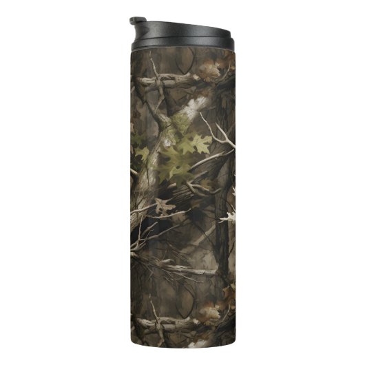 Real Tree Camouflage Thermal Tumbler Thermosbeker (Geroteerd rechts)