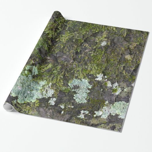 Real Tree Photography Camo Wrapping Paper Cadeaupapier (Uitgerold)