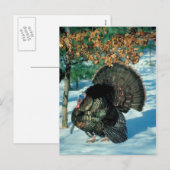 Real Turkey Snowy Forest Kerstmis Feestdagen (Voorkant / Achterkant)