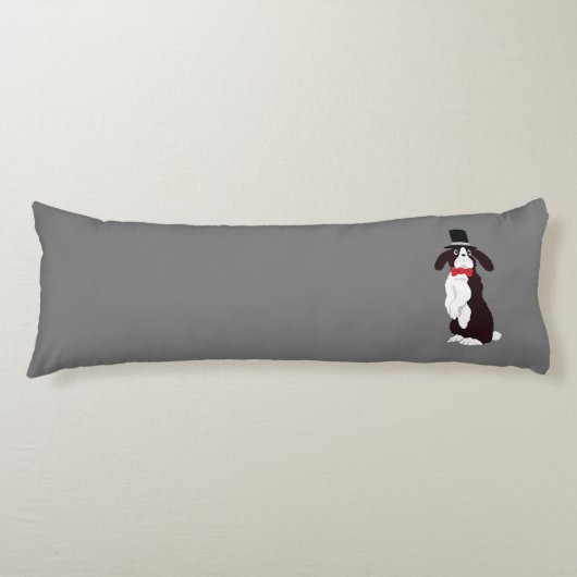 Real Tuxedo Bunny Lichaamskussen (Voorkant)