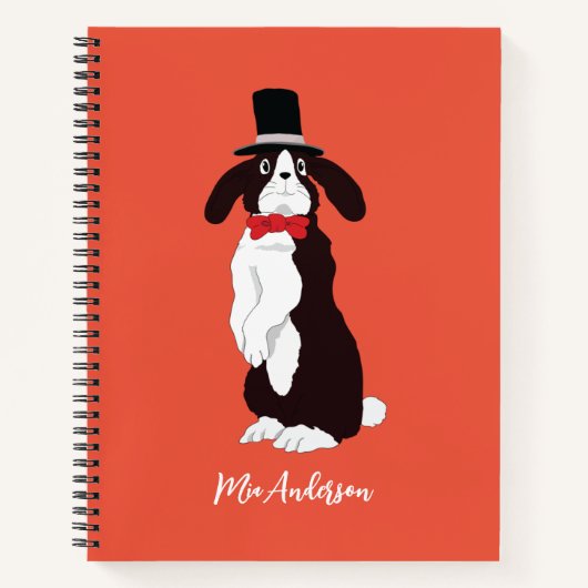 Real Tuxedo Bunny Notitieboek (Voorkant)