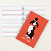 Real Tuxedo Bunny Notitieboek (Binnen)