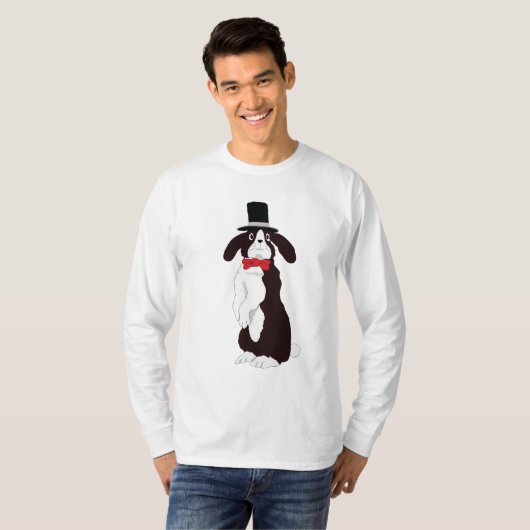 Real Tuxedo Bunny T-Shirt (Voorkant volledig)