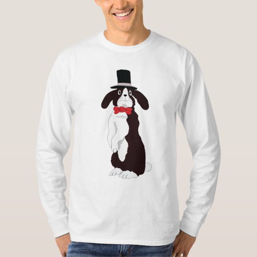 Real Tuxedo Bunny T-Shirt (Voorkant)