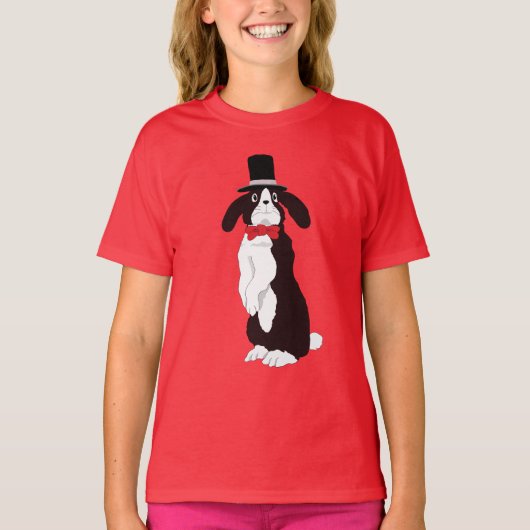 Real Tuxedo Bunny T-Shirt (Voorkant)