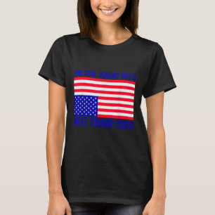 Real Verdict Nov 5 Trump 2024 Ondersteboven Flag D T-shirt
