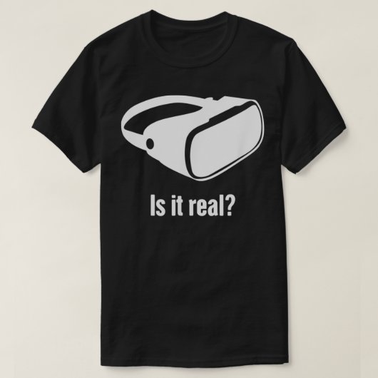 Real VR Developer & Gamer Virtual Reality T-shirt (Design voorkant)