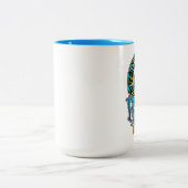 Real witch tweekleurige koffiemok (Center)