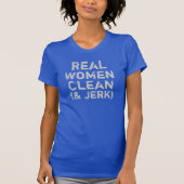 Real Women Clean en Jerk T-shirt (Voorkant)