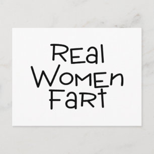 Real Women Fart Briefkaart