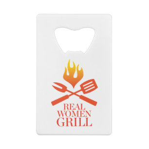 Real Women Grill Creditkaart Flessenopener