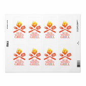 Real Women Grill Etiket (Full Sheet)