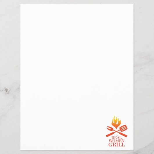 Real Women Grill Flyer (Voorkant)