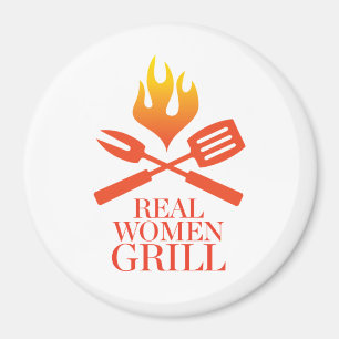 Real Women Grill Magneet