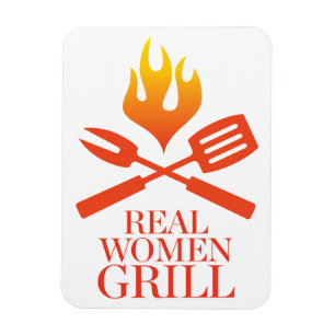 Real Women Grill Magneet