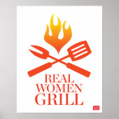 Real Women Grill Poster (Voorkant)