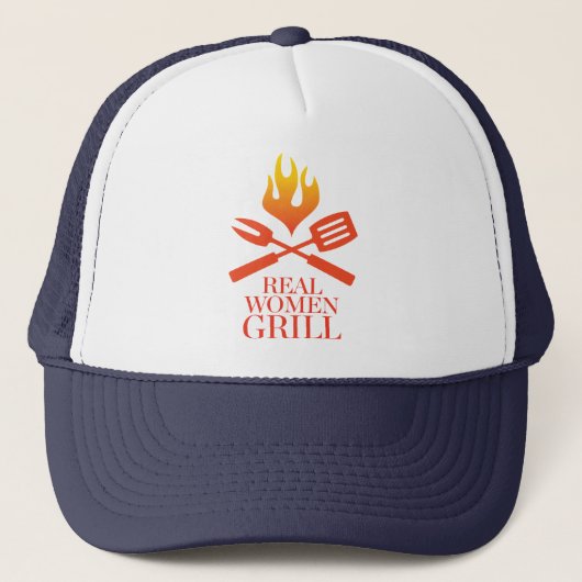 Real Women Grill Trucker Pet (Voorkant)