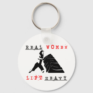 Real Women Lift Heavy Sleutelhanger