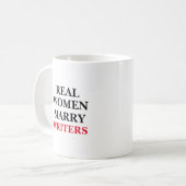 Real Women Marry Writers Koffiemok (Voorkant links)