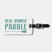 Real Women Paddle Bagagelabel (Voorkant horizontaal)