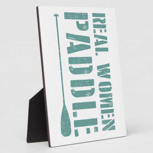 Real Women Paddle Fotoplaat (Zijkant)