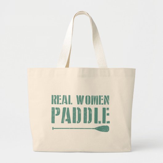 Real Women Paddle Grote Tote Bag (Voorkant)
