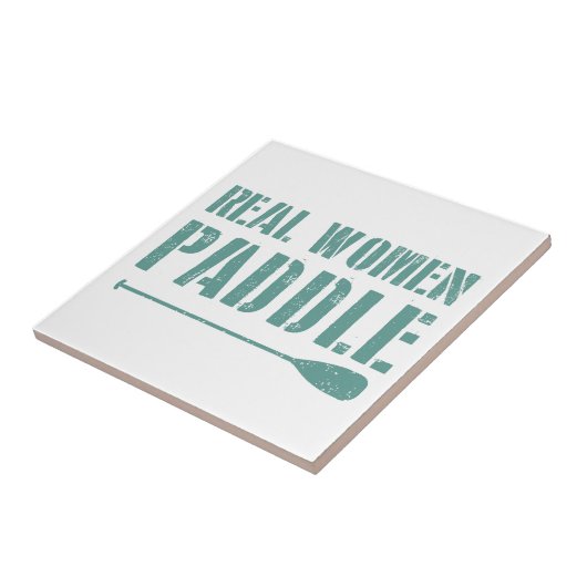 Real Women Paddle Tegeltje (Zijkant)