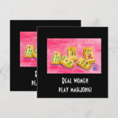 Real Women Play Mahjong (Voorkant / Achterkant)