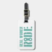 Real Women Ride Bagagelabel (Voorkant verticaal)