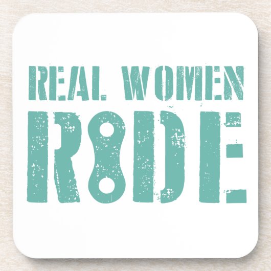 Real Women Ride Drankjes Onderzetter (Voorkant)
