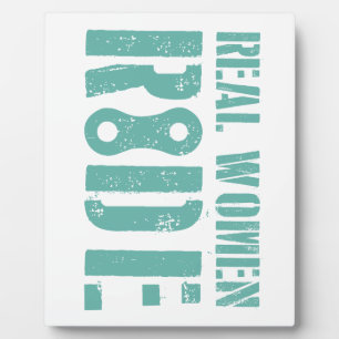 Real Women Ride Fotoplaat