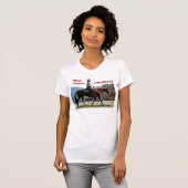 Real Women Ride Mules T-shirt (Voorkant volledig)