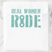 Real Women Ride Rechthoekige Sticker (Tas)