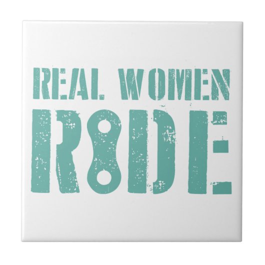 Real Women Ride Tegeltje (Voorkant)