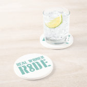 Real Women Ride Zandsteen Onderzetter (Zijkant)