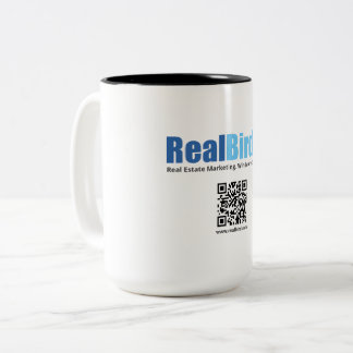 RealBird Merch - Tweekleurige Koffiemok