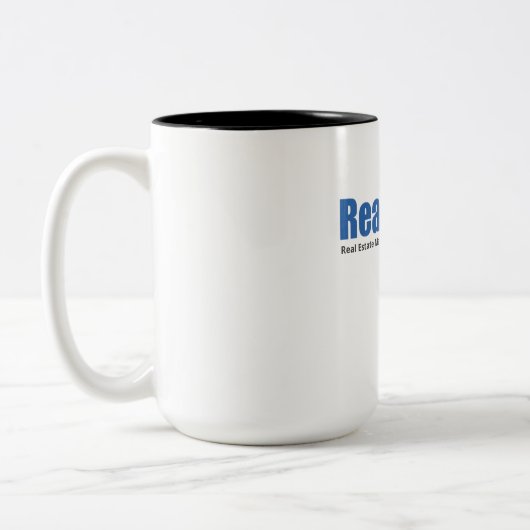 RealBird Merch - Tweekleurige Koffiemok (Links)