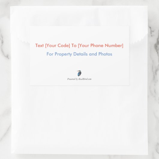 RealBird SMS Sticker (Tas)