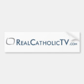 RealCatholicTV.com Bumpersticker (Voorkant)