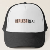 Realest Real Blog Merchandise Gedrukt Logo Pet (Voorkant)