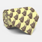 realiberaal portret van schattige ezel stropdas (Opgerold)