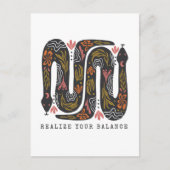 Realiseer je balans in de Floral Briefkaart (Voorkant)