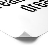 Realiseer je droomPoster Poster (Hoek)