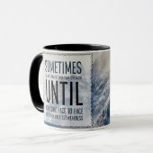 Realiseer je eigen kracht mok (Voorkant links)