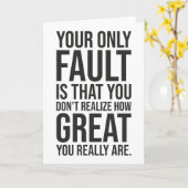 Realiseer je hoe geweldig je bent - gym, drukte, s kaart (Gele Bloem)