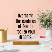 Realiseer uw dromen Acryl teken Bord (Huwelijk)