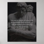 Realiseer uw ware potentieel - Motivatie Poster (Voorkant)